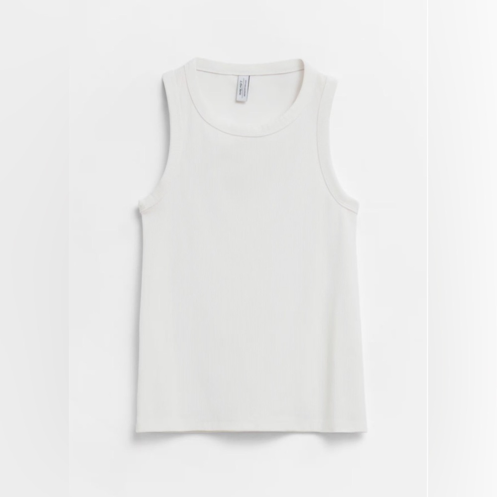 & Other Stories White Racerback Tank